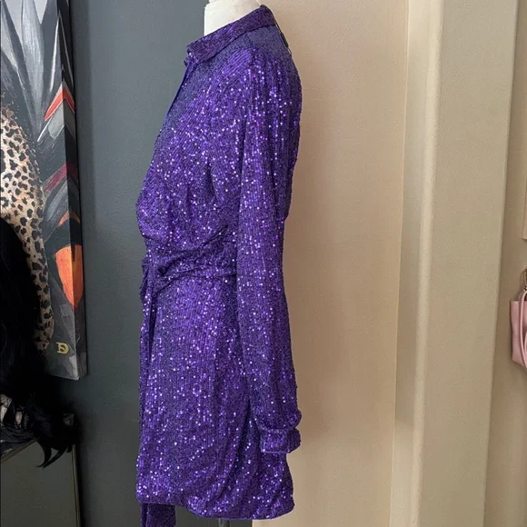 Fashion Nova Sequin Dress NWT - Picture 4 of 6